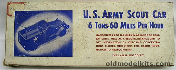 Mod-Ac 1/25 US Army 6 Ton Scout Car, 844 plastic model kit
